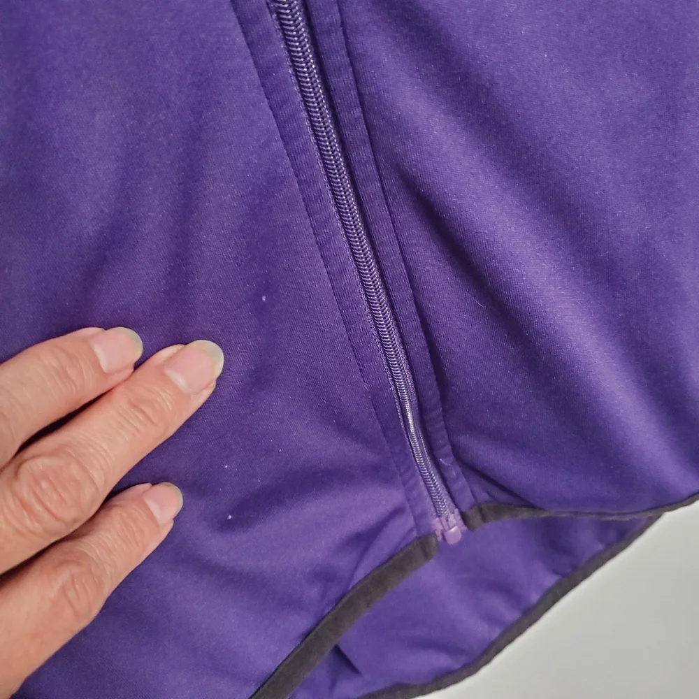 Fanatics Woman's Purple & Black Baltimore Ravens Zip-Up Hoodie Sz M Activewear - Picture 15 of 15